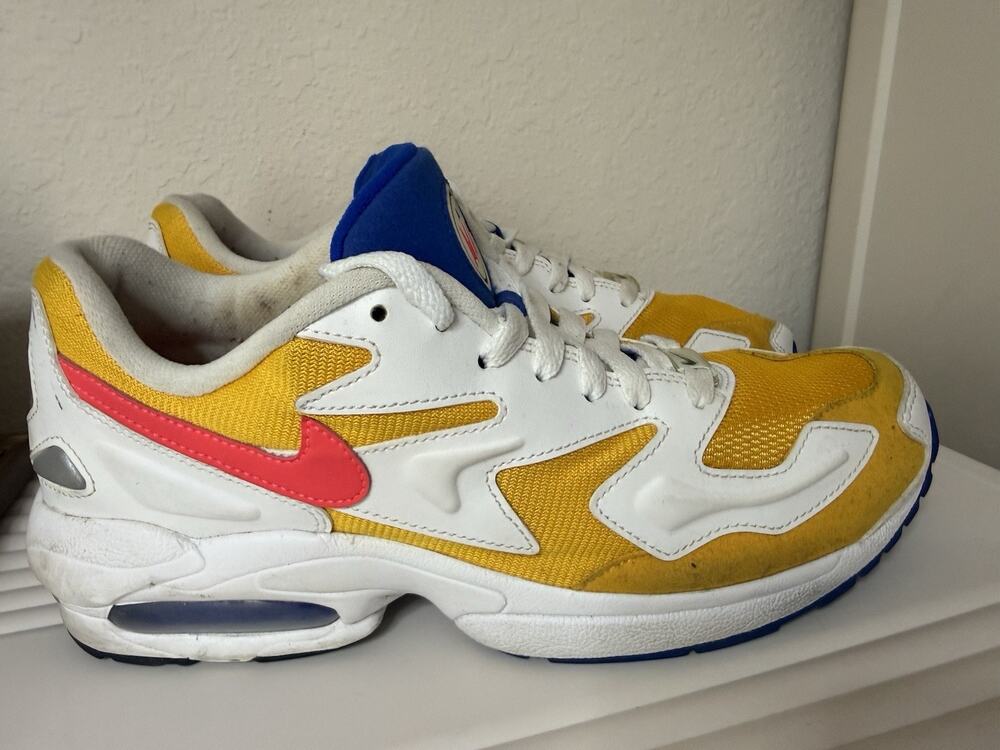 Nike Mens Air Max 2 Light Sneakers University Gold White Shoe A01741-700 Size 9
